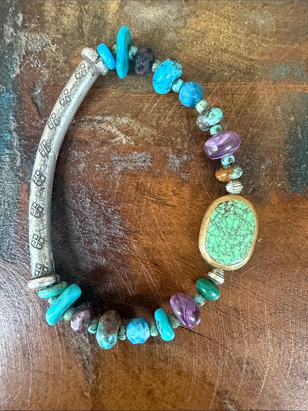 ”Maramour” stretchy slip on bracelet. New with tags from Sundance.